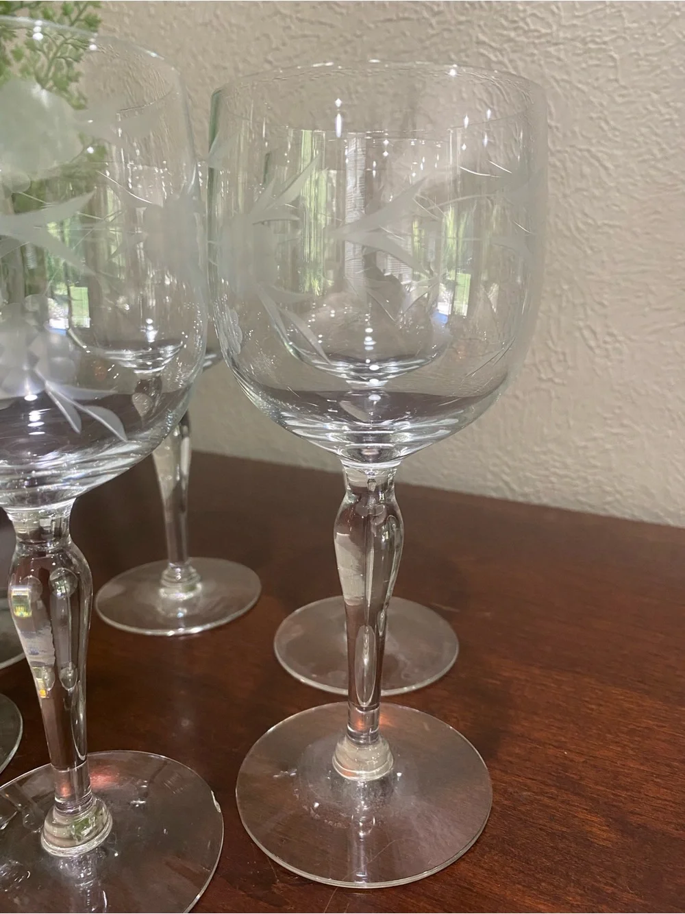 Vintage, Set of 6, Princess House Bordeaux Cordial Wine Glasses
